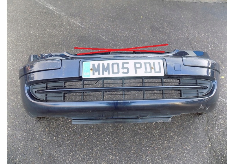 фото №1, Citroen c8 бампер перед передний проверить