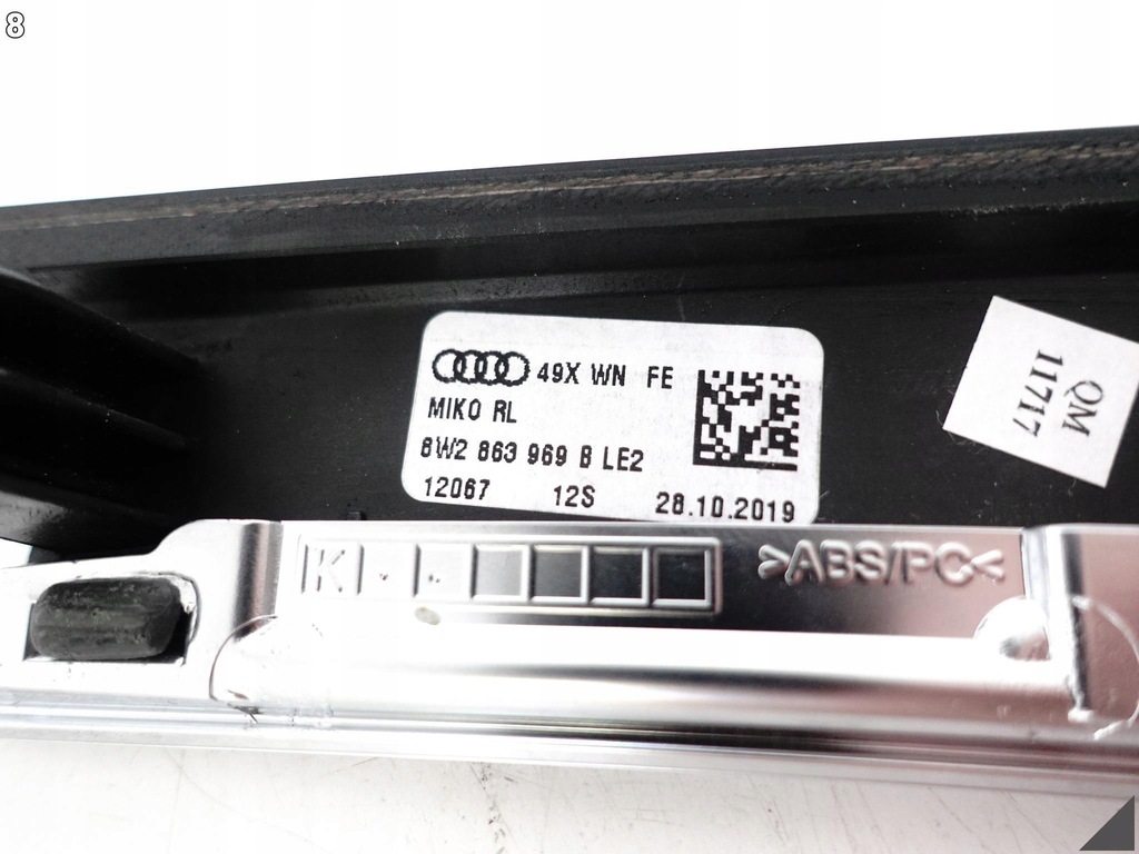 фото №9, Audi a5 s5 f5 8w6 a4 s4 8w0 b9 15- молдинг dekor консоли центральной le2 uk