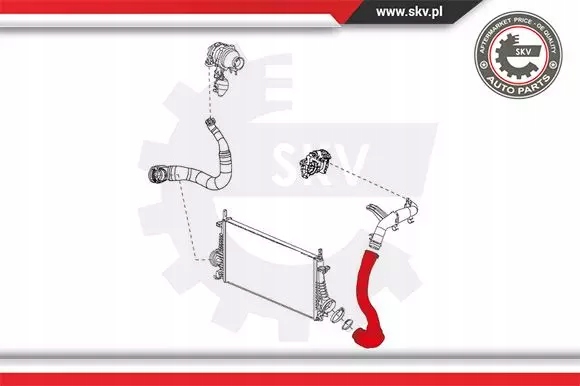 Esen skv шланг turbo 24skv680 Оригінал