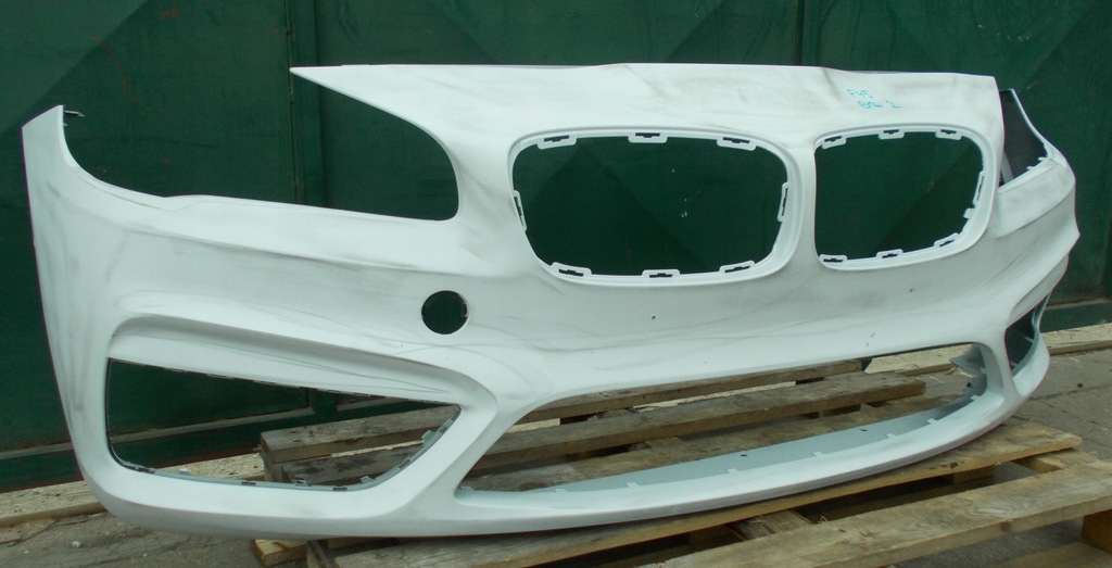 фото №5, Bmw 2 f45 бампер перед передний оригинал белый