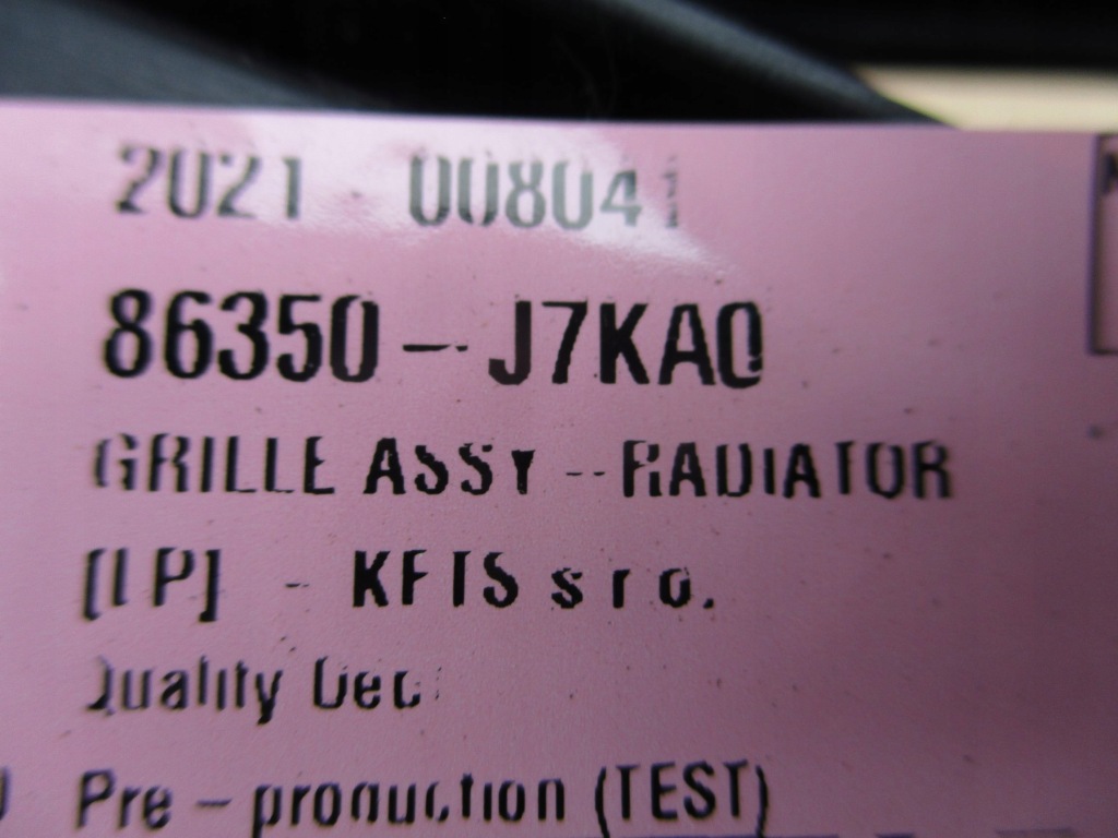 фото №4, Решітка радіатора решітка радіатора kia ceed iii gt line lift 21- nowa or