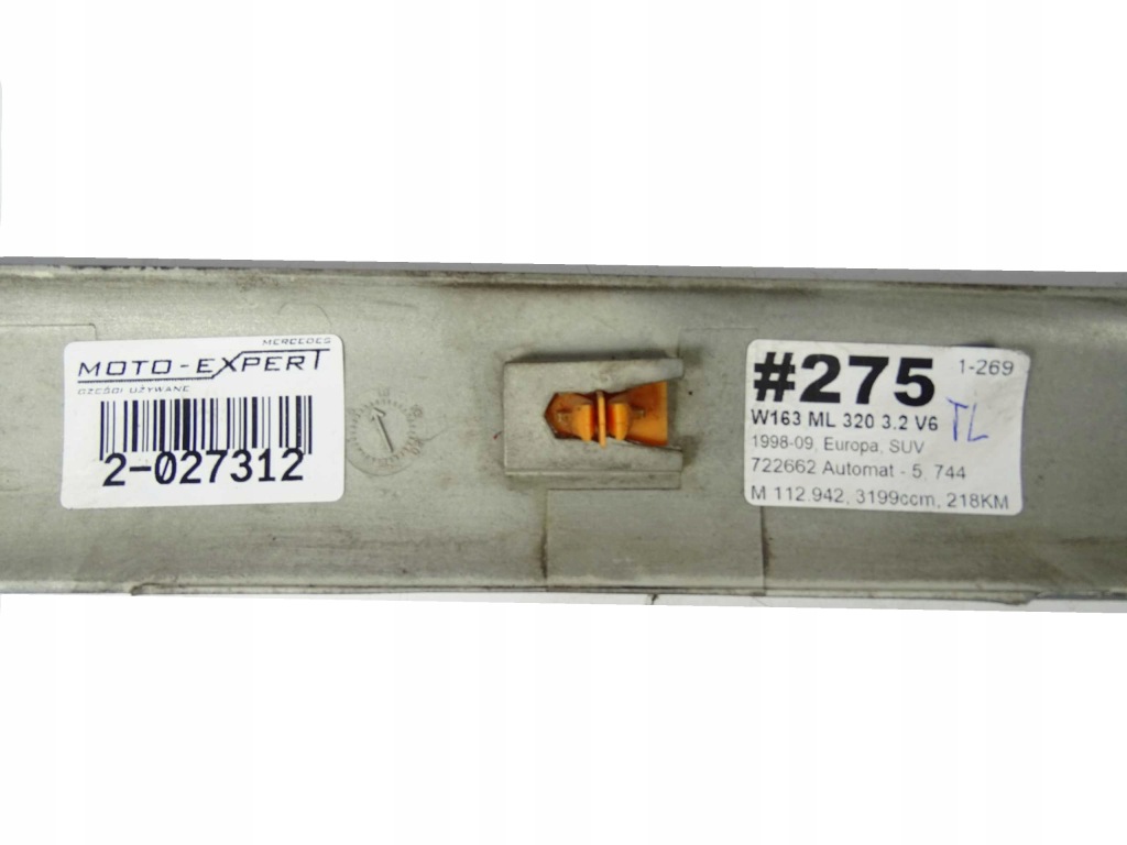 фото №4, Mercedes ml w163 молдинг двері лівий задня 744