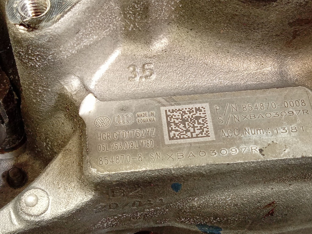 фото №10, Audi a6 c8 2.0 tdi 204km турбонагнітач 05l253019l