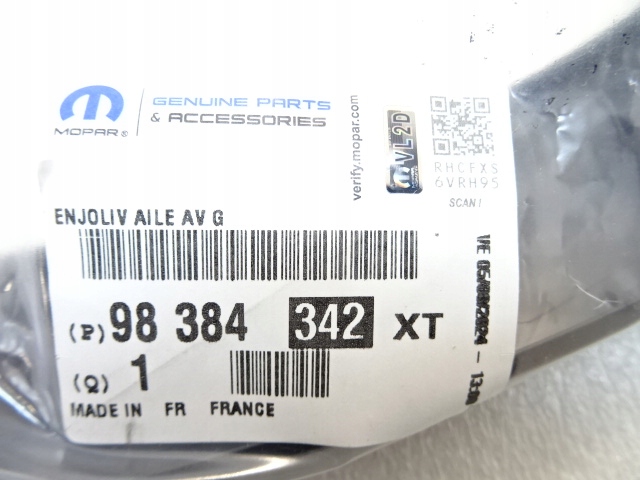 фото №15, Peugeot 408 молдинг накладка крыла левая передний nowa оригинальная