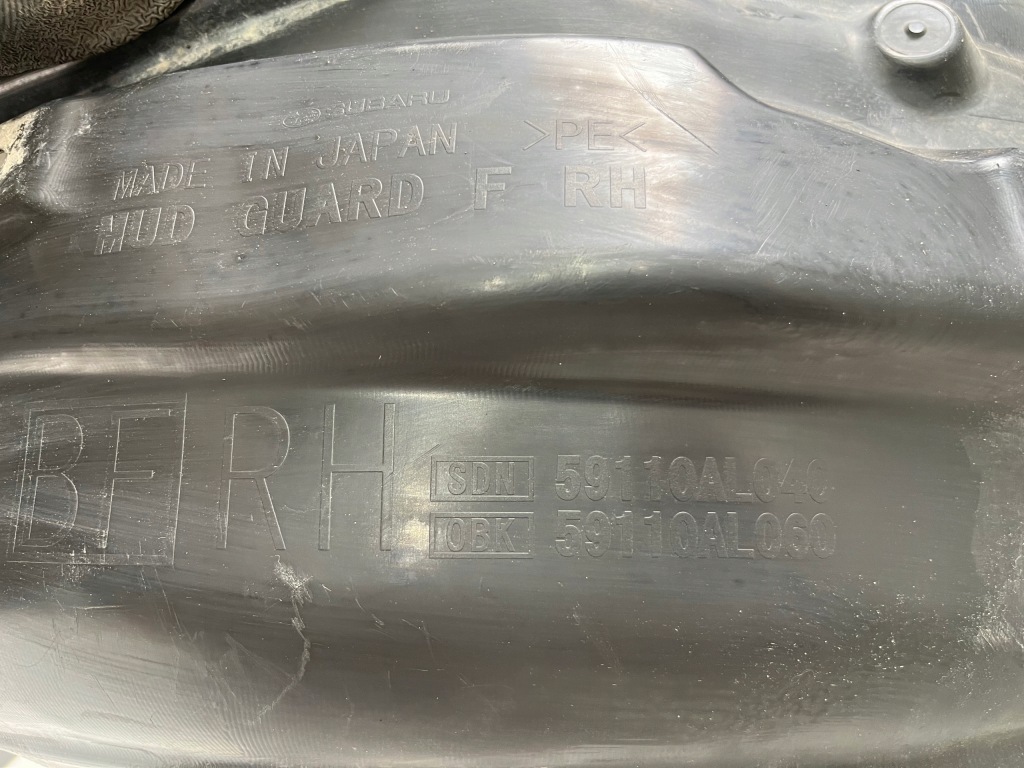 фото №8, Subaru outback 16- подкрылок передние перед правое 59110al040