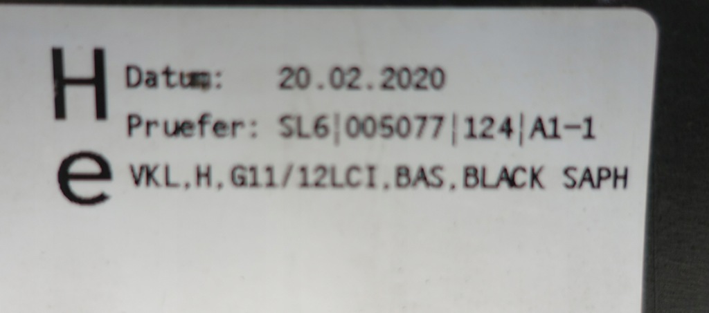 фото №12, Bmw 7 g11 g12 lci lift 7478345 pod 6 pdc 2018-2022 бампер задня задній