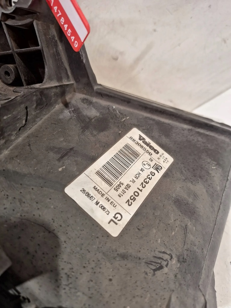 фото №8, Лампа перед левая 93321052 opel meriva a 06-