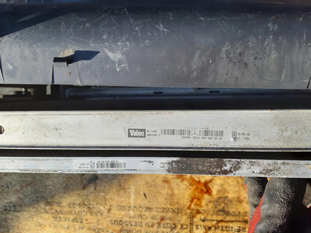 фото №7, Радиатор комплект вентилятор кондиционера mercedes sprinter 3.0 906