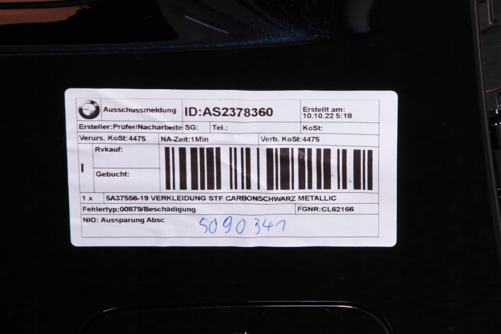 фото №11, Bmw 7 g70 i7 бампер перед передний цвет 416