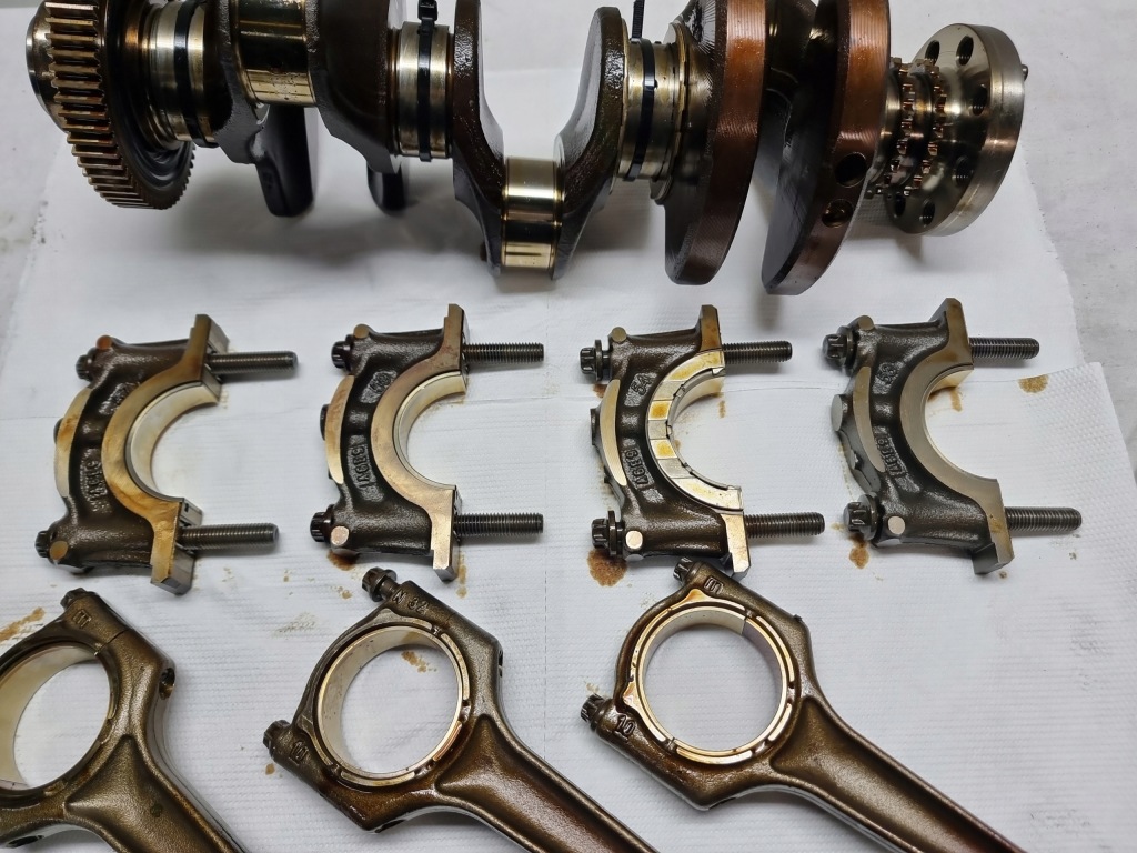 фото №3, Bmw 1 f40 wał коленчатый поршни вкладыши