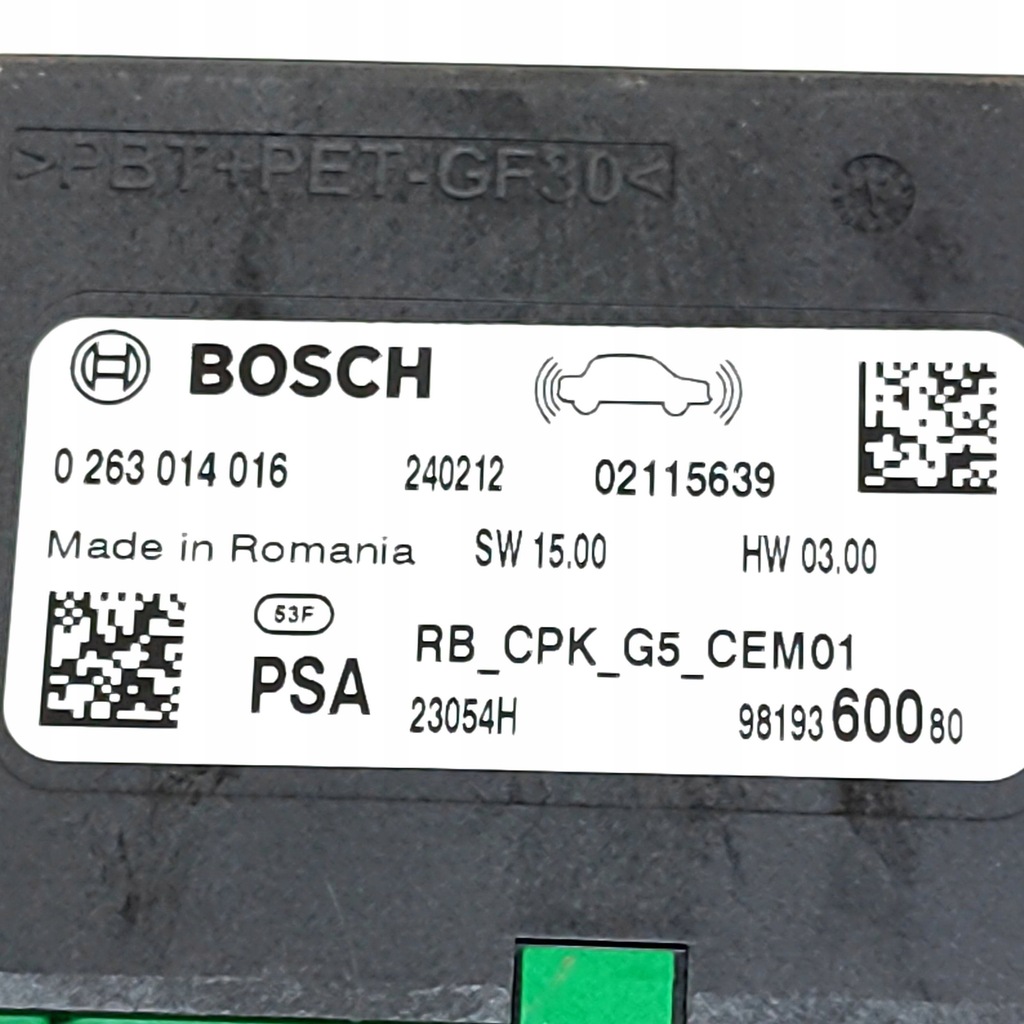 фото №6, Citroen c5 aircross 2024 блок керування / модуль паркування pdc