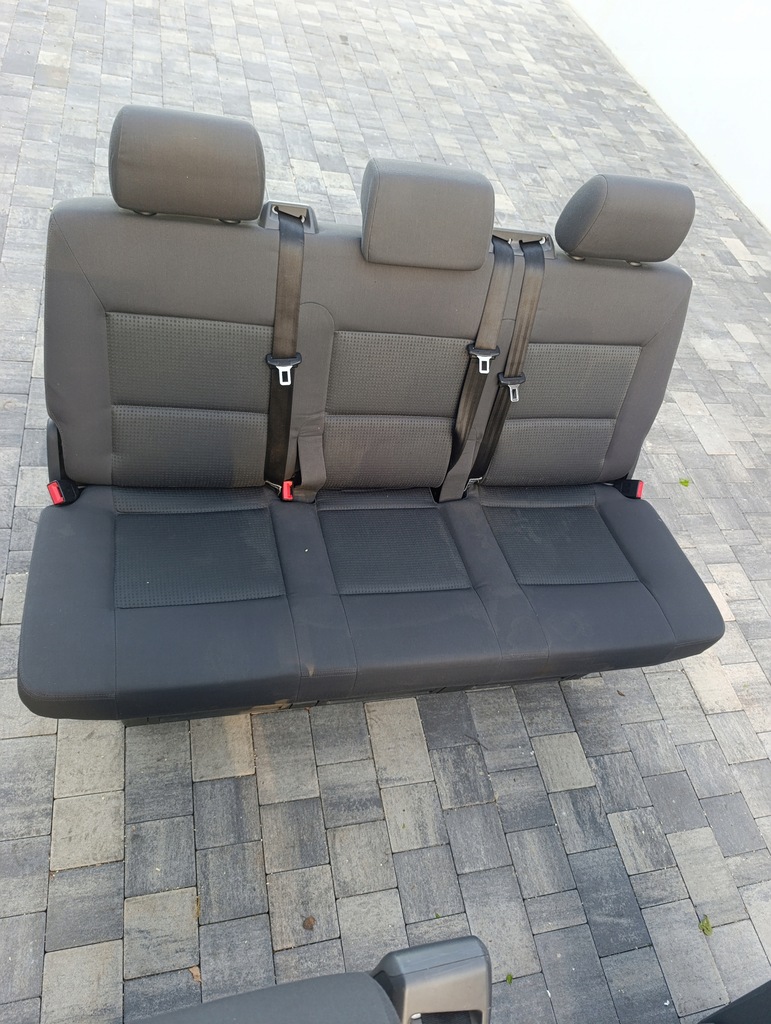 фото №6, Vw t5 t5 lift t6 комплект сидений сиденья multivan stolik заднее сиденье антрацит