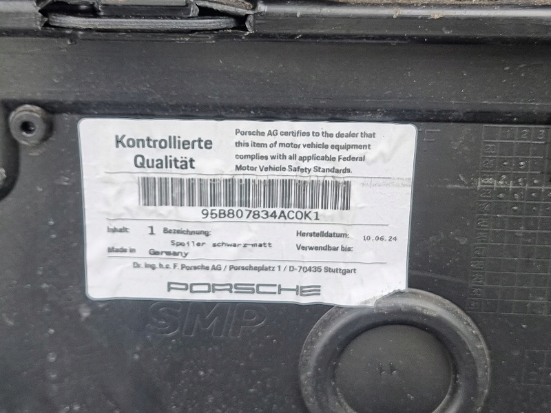 фото №13, Porsche macan 95b drugi lift бампер задній задня