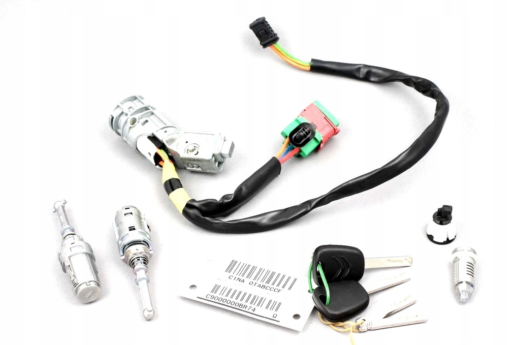 фото №1, Замок запалювання замок вкладка двері передня ліва права do citroen c2 c3 oryg