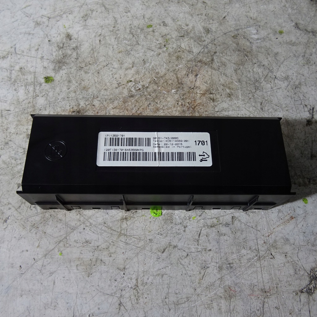 фото №1, Opel astra j модуль обдув 13591701