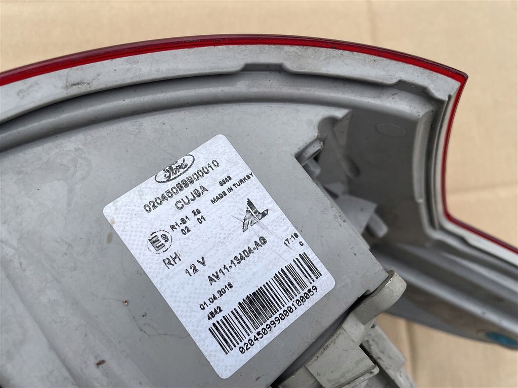 фото №6, Лампа w крыло правый задняя ford b-max lift 12-17r 16r