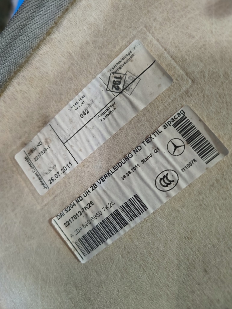 фото №8, Стеля ліхтарі освітлення mercedes c-klasa w204 lift kombi