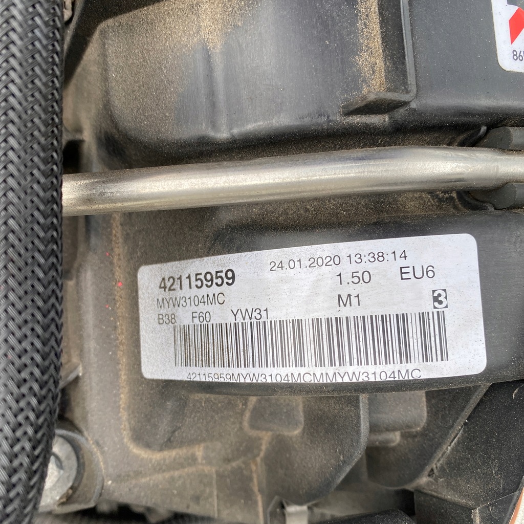 фото №8, Двигун bmw f39 f40 f45 f46 f48 f49 x1 mini f54 f55 f56 f57 f60 1.5i