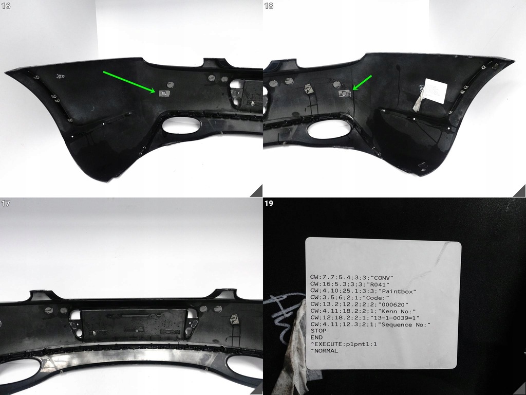 фото №14, Bentley continental 3w8 gtc / gt 04-10 бампер задняя + спойлер неклеенный