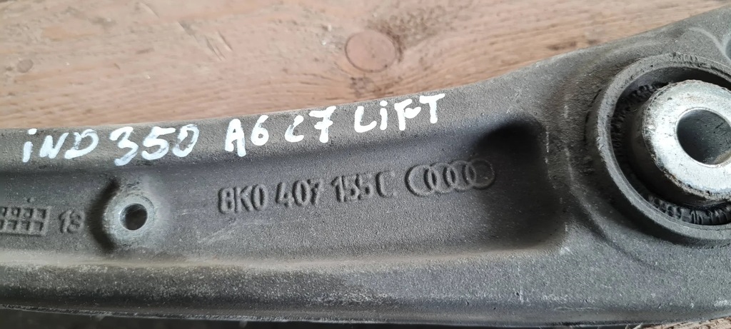 фото №9, A6 c7 4g lift важіль лівий перед передній 8k0407155c a4 b8 s4 a5 q5