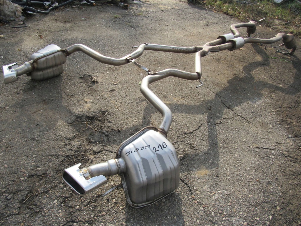 фото №9, Kompletny система випускний mercedes-benz sl r230 230 a2304912500