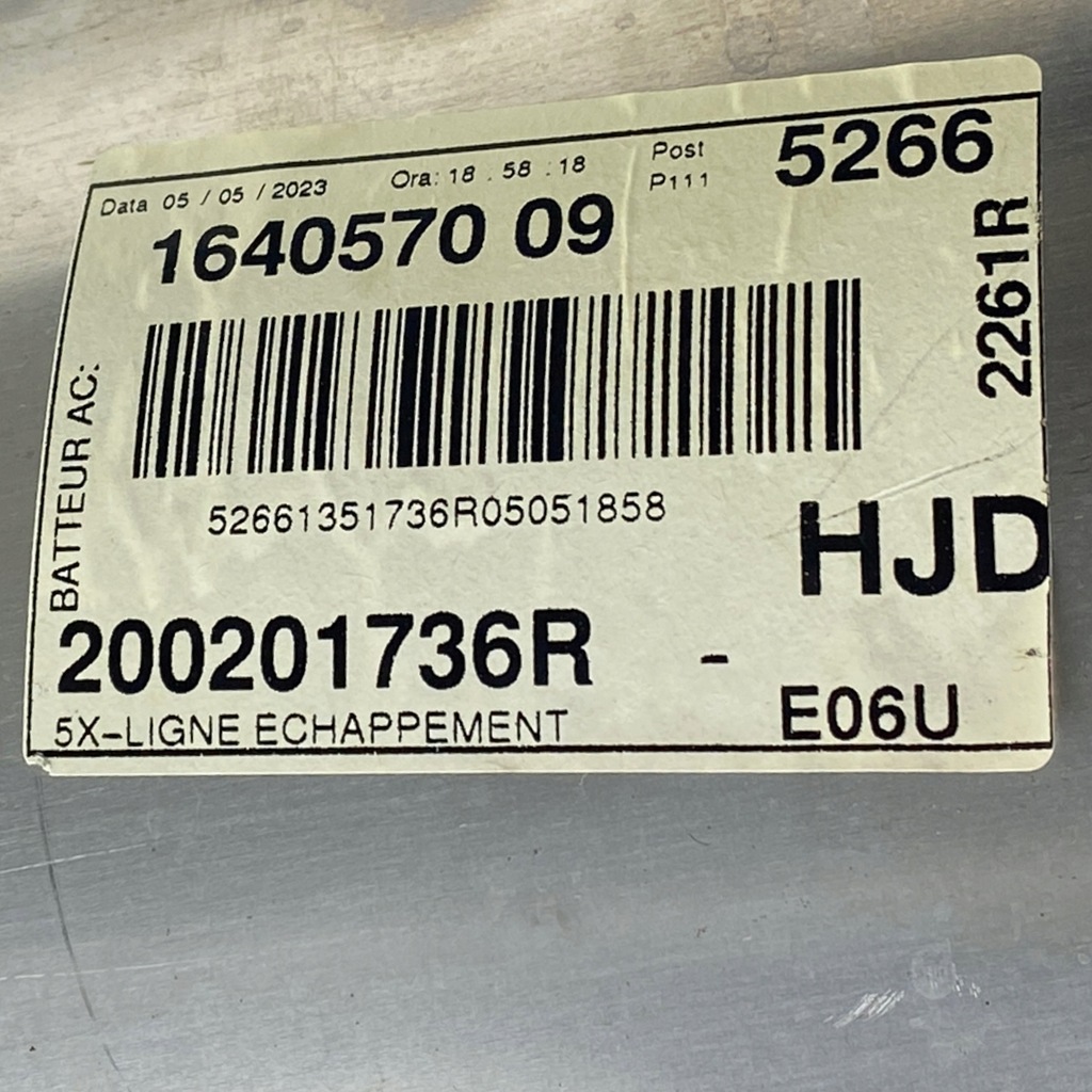 фото №16, Гаситель конечный dacia duster ii lift 1.3 tce 201004003r