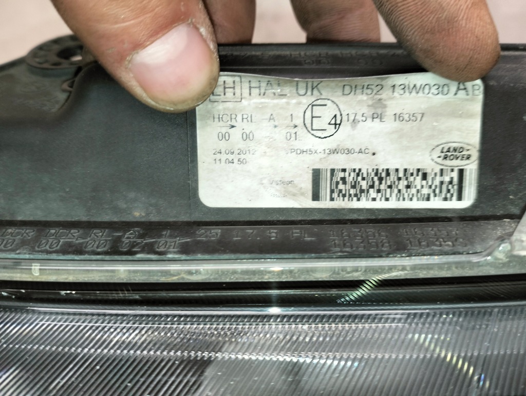 фото №9, Лампа перед передня ліва land rover freelander ii lift 2012-2014 led