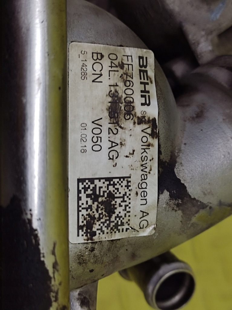 фото №9, Skoda rapid ii lift 1.6 tdi радиатор выхлопных газов 04l131512ag