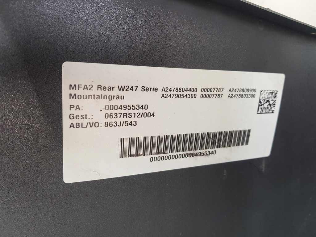 фото №13, Mercedes b-klasa w247 18- бампер задня 2478855100