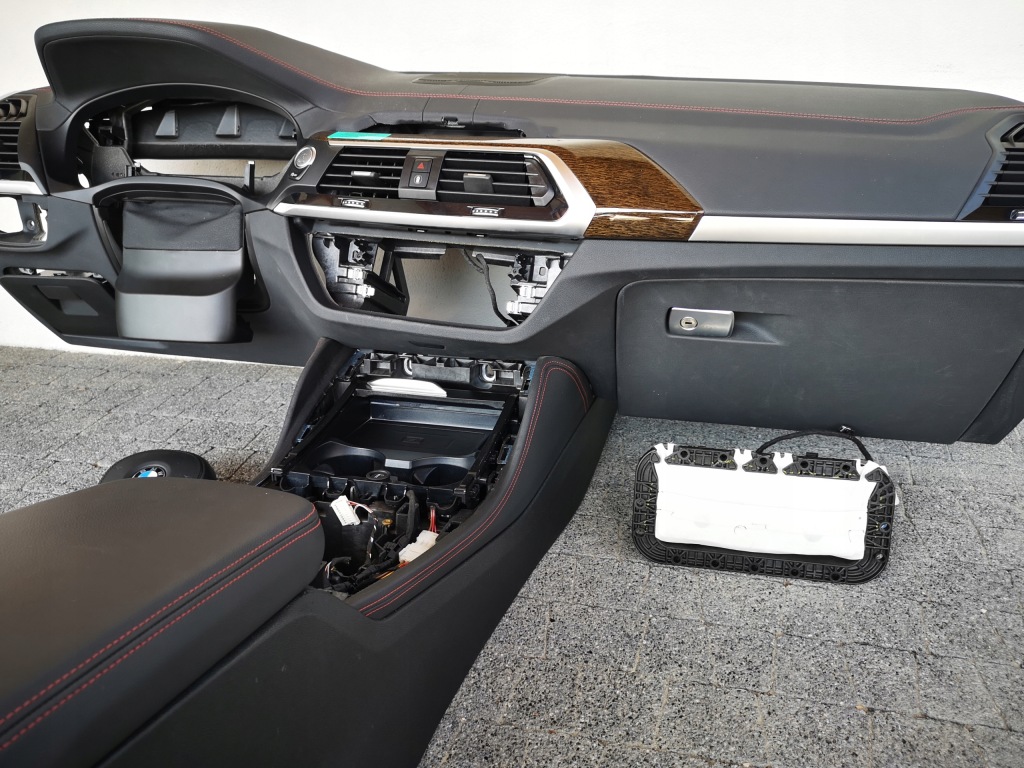 фото №5, Консоль панель приладів шкіра подушка безпеки bmw x3 g01 x4 g02