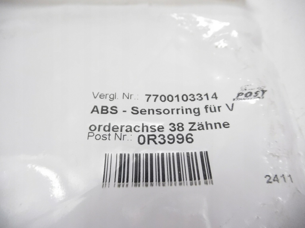 фото №6, Кільце abs перед renault twingo i 7700103314