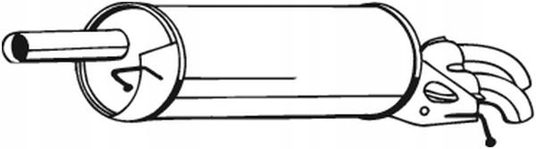 Bosal 233-589 гаситель конечный Цена