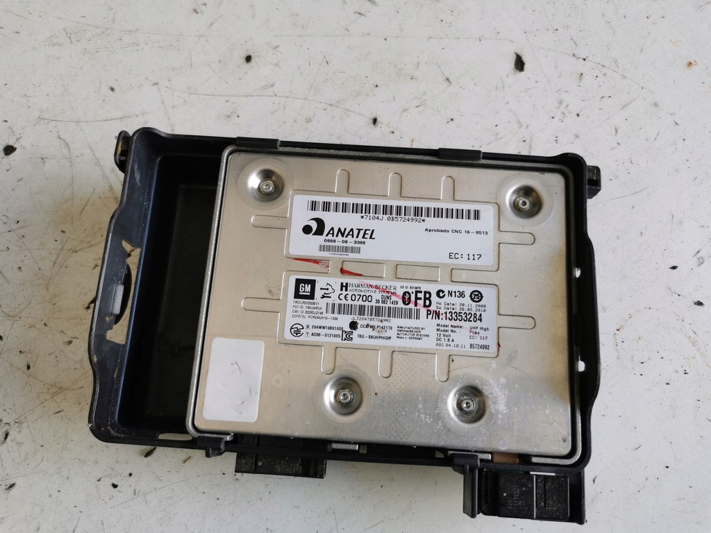 фото №1, Chevrolet malibu insignia модуль bluetooth 13353284