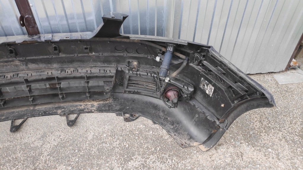 фото №10, Бампер перед омивачі vw touran i 03-06 чорний