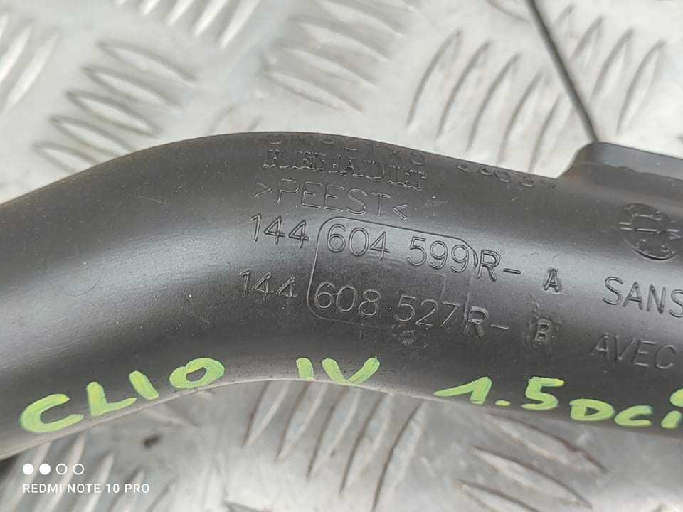 фото №2, Renault clio iv труба інтеркулер 1.5 dci