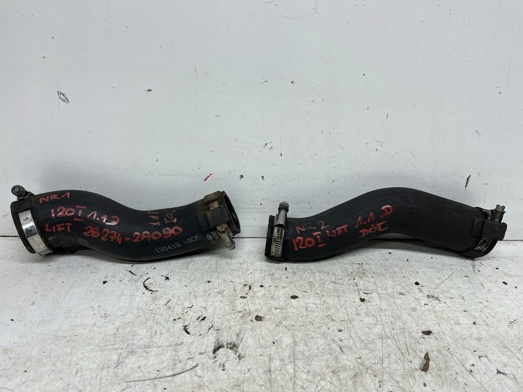 фото №1, Hyundai i20 lift 1,1crdi труба wąż інтеркулер нижній 2012-14r