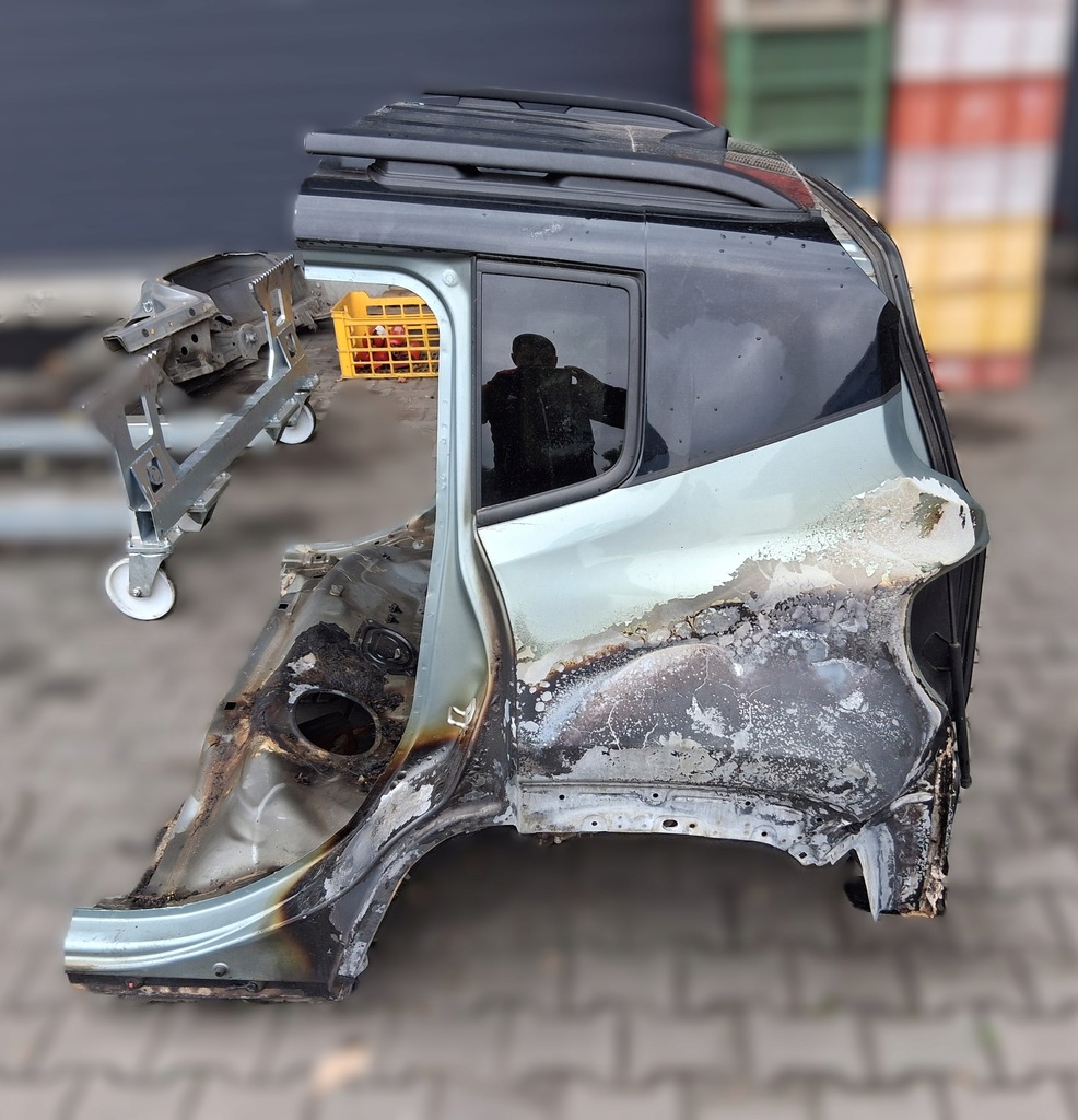 фото №3, Jeep renegade pas задній підлога піддон чверть повний задня