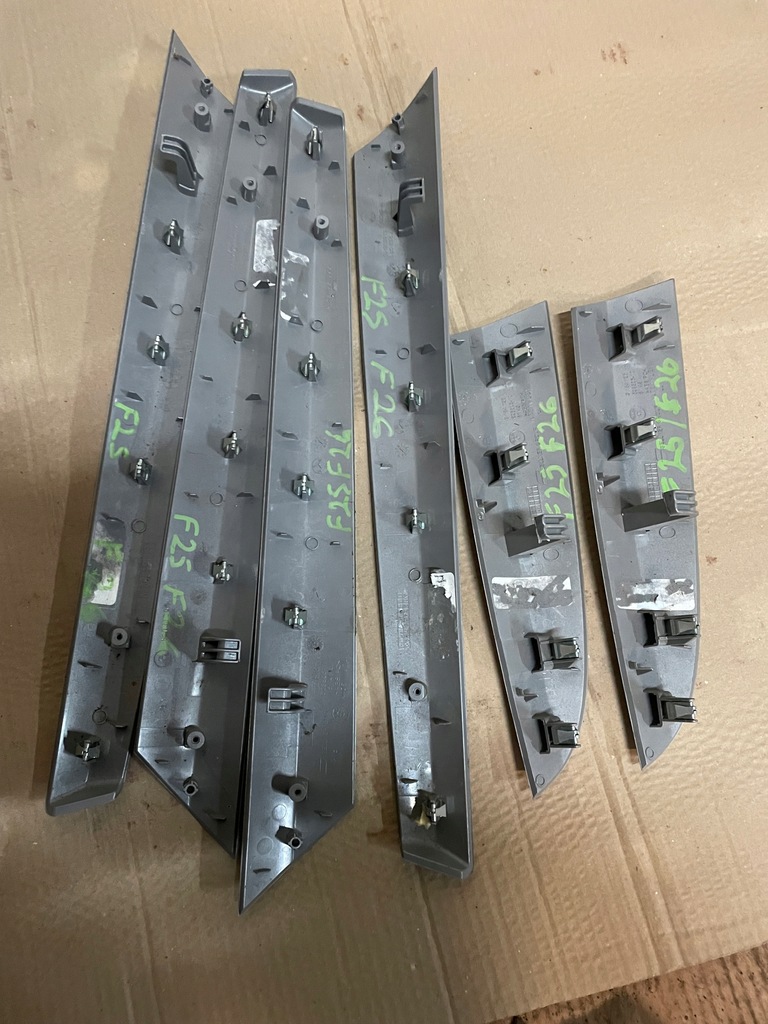 фото №10, Молдинг дверь декоративные декоры bmw f25 x3 комплект