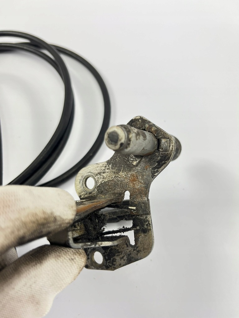 фото №11, Трос замок cięgn открывания капот крышки двигателя mercedes w124 1248800260