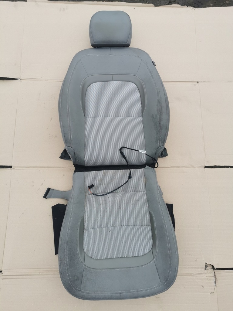 фото №1, Kia ceed ii сиденье левый перед обивка szary
