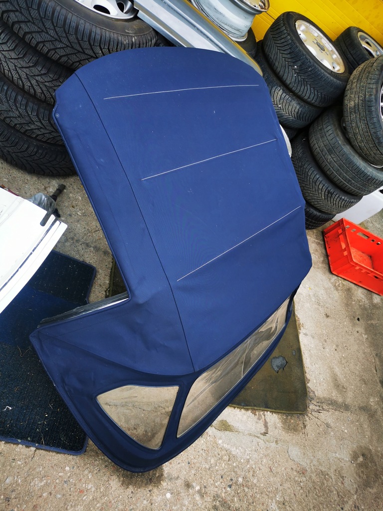 фото №8, Крыша мягкая крыша мягкий крыша niebieski каркас granatowy mercedes r107 sl107