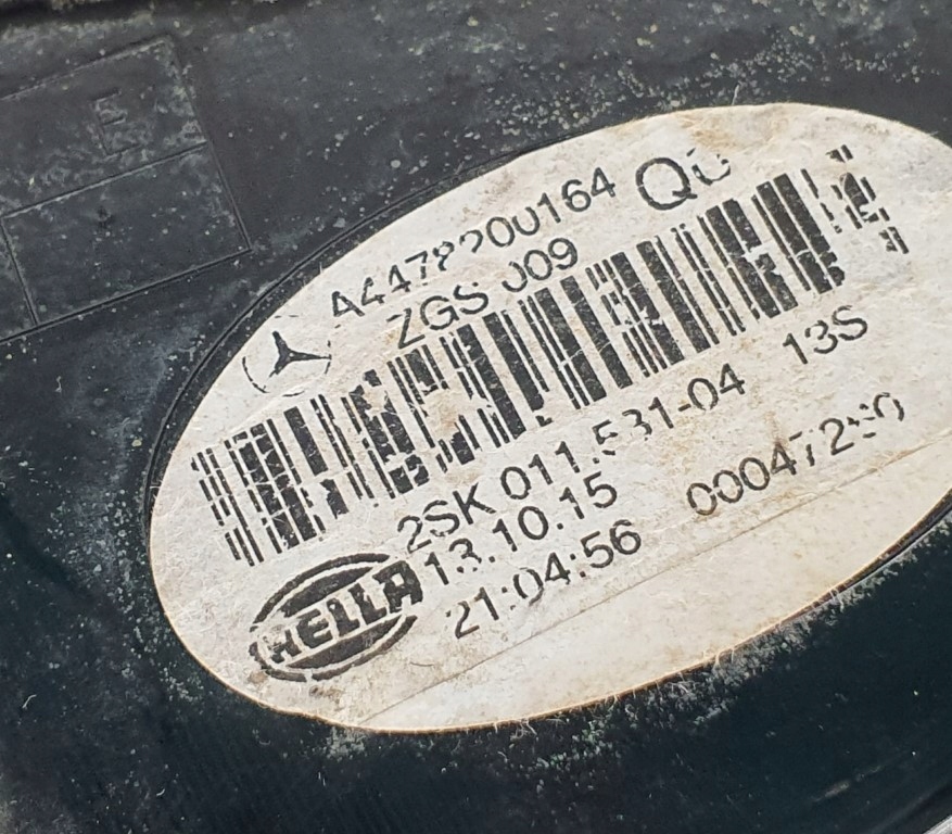 фото №8, Лампа правая задняя mercedes w447 v klasa a4478200164