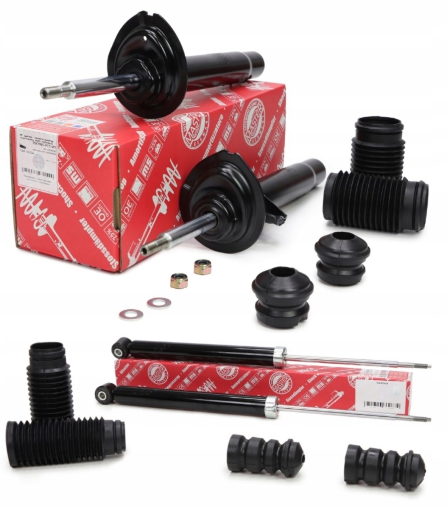 фото №1, Амортизатори захист відбійники перед + задня bmw 3 e46 master sport germany