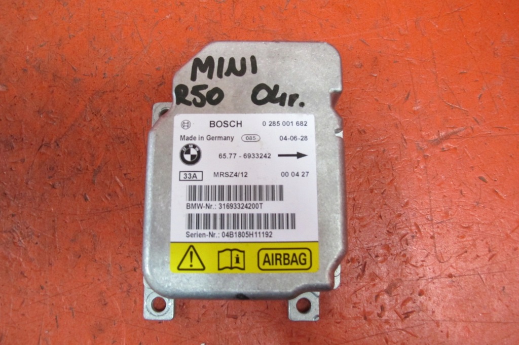 фото №10, Mini one cooper r50 r52 r53 lci lift панель приладів консоль подушки безпеки подушка безпеки панель приладів