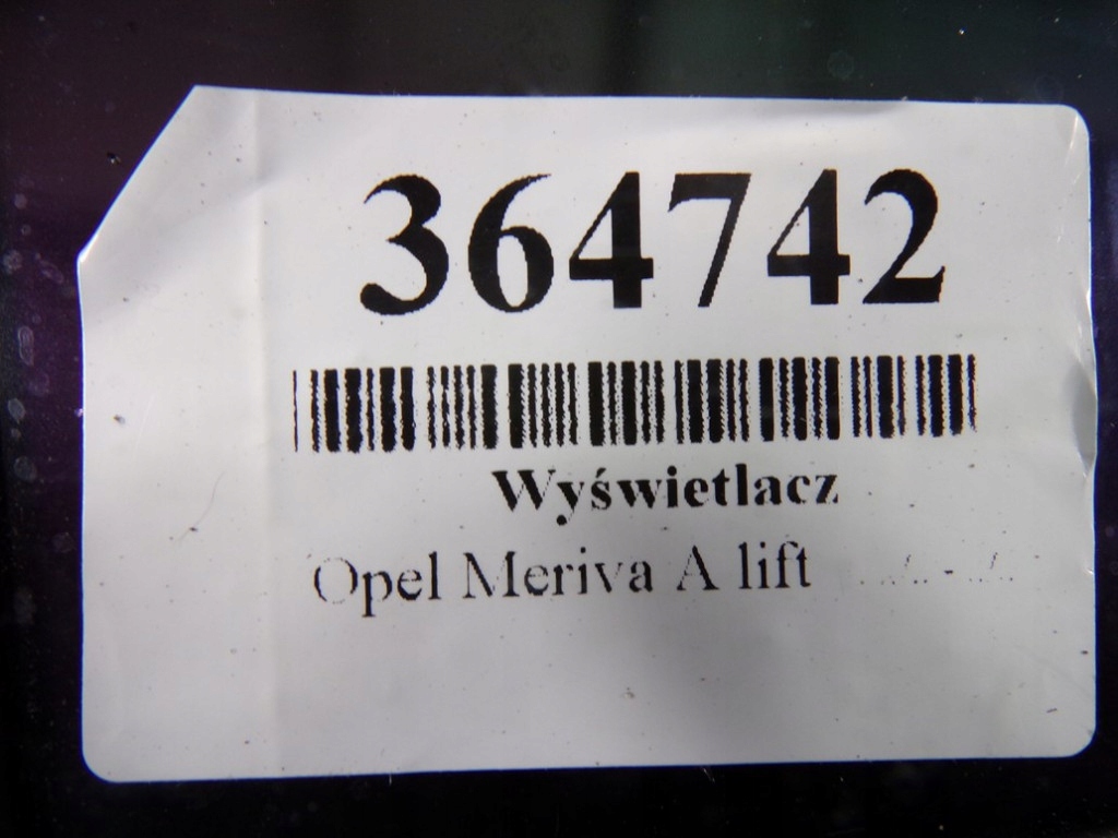 фото №11, Opel meriva a lift екран дисплей радіо 13156842