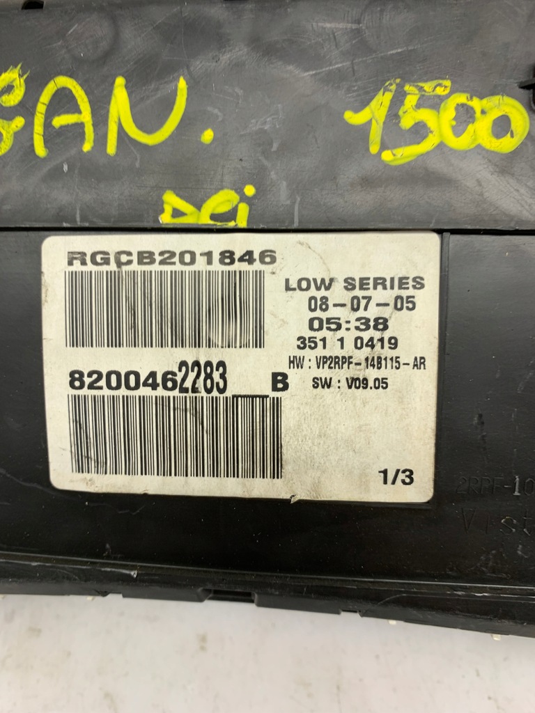 фото №5, Счетчик приборная панель 8200462283b renault