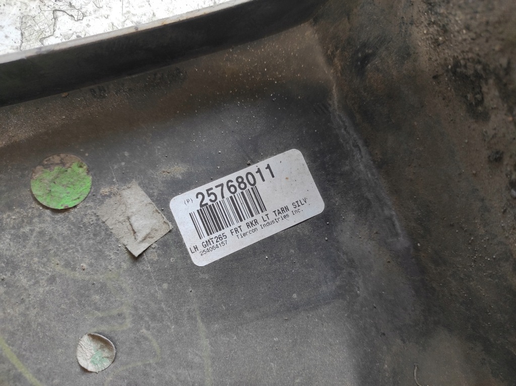 фото №5, Cadillac srx 1 i 03- молдинг крила лівий перед 25768011