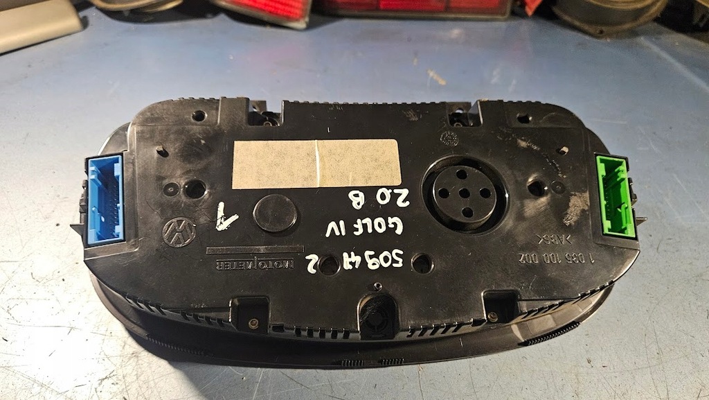 фото №13, Набір стартовий лічильник бортовий комп'ютер петля замок запалювання ключ vw golf iv 2.0b