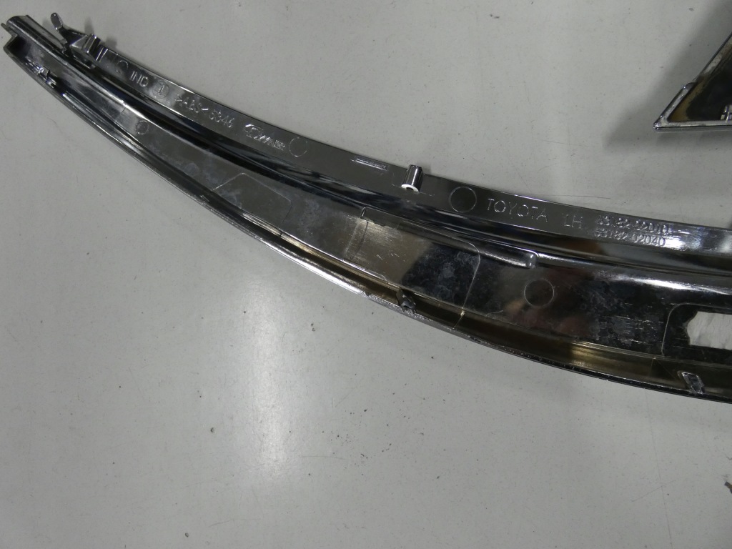 фото №8, Хром, молдинг лампы, фара перед toyota corolla e-16 правый i левый 494.