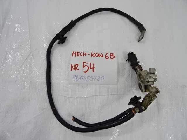 Peugeot 308 2 t9 рестайлинг  клемма минусовая аккумулятор 9814653780 Киев